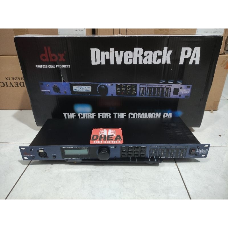 Speaker Management DBX PA Driverack DBX PA DLMS PA 3in 6out 3 Way Grade A Delay Fungsi IC Full