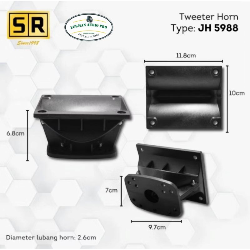 Horn tweeter L-Accoustic kecil / Horn kodok kecil Original