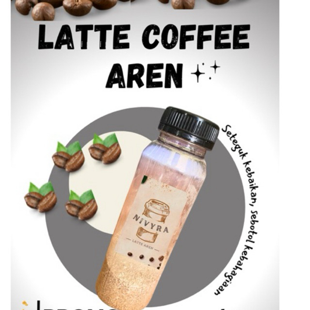 

[PREMIUM] KOPI BUBUK LATTE GULA AREN BOTOL 250ml By NIVYRA@COFFE