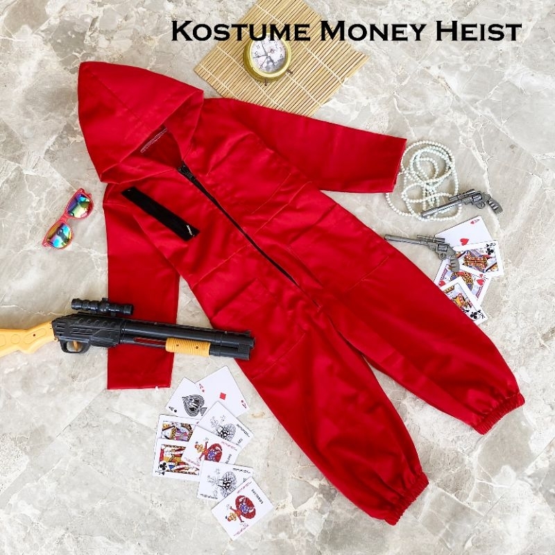 kostum money heist/money heist costume