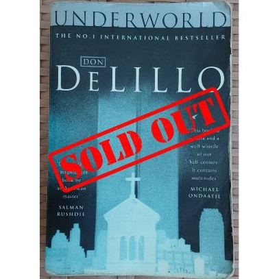 Underworld by Don DeLillo, 1998, (English/buku bahasa inggris)