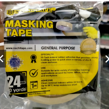 

Solasi kertas 24mm Solasi kertas murah grosir tebal/ Masking Tape