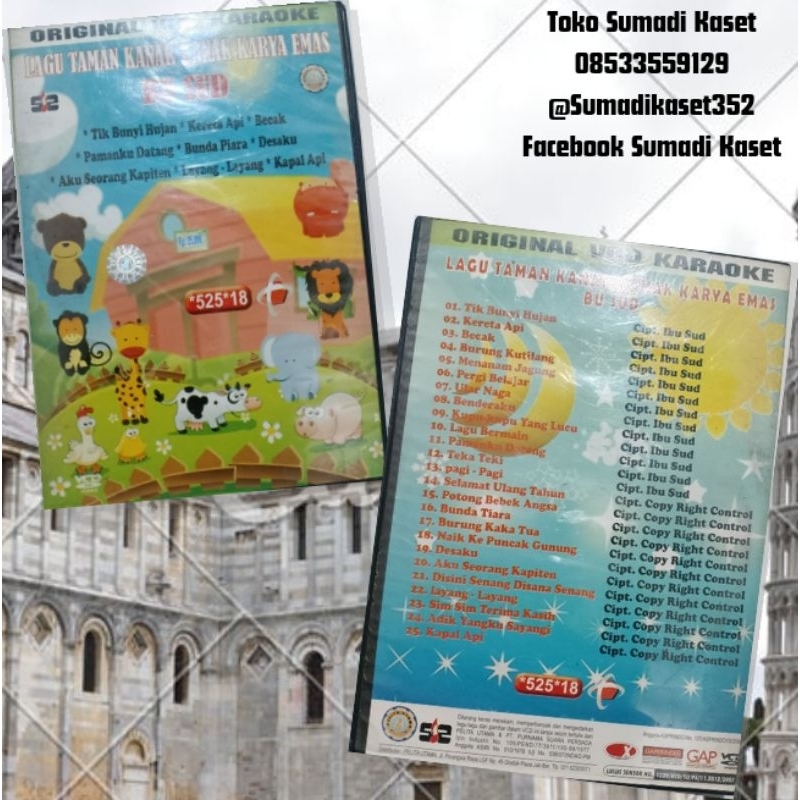 VCD lagu anak anak karya emas ibu Sud produksi pelita utama