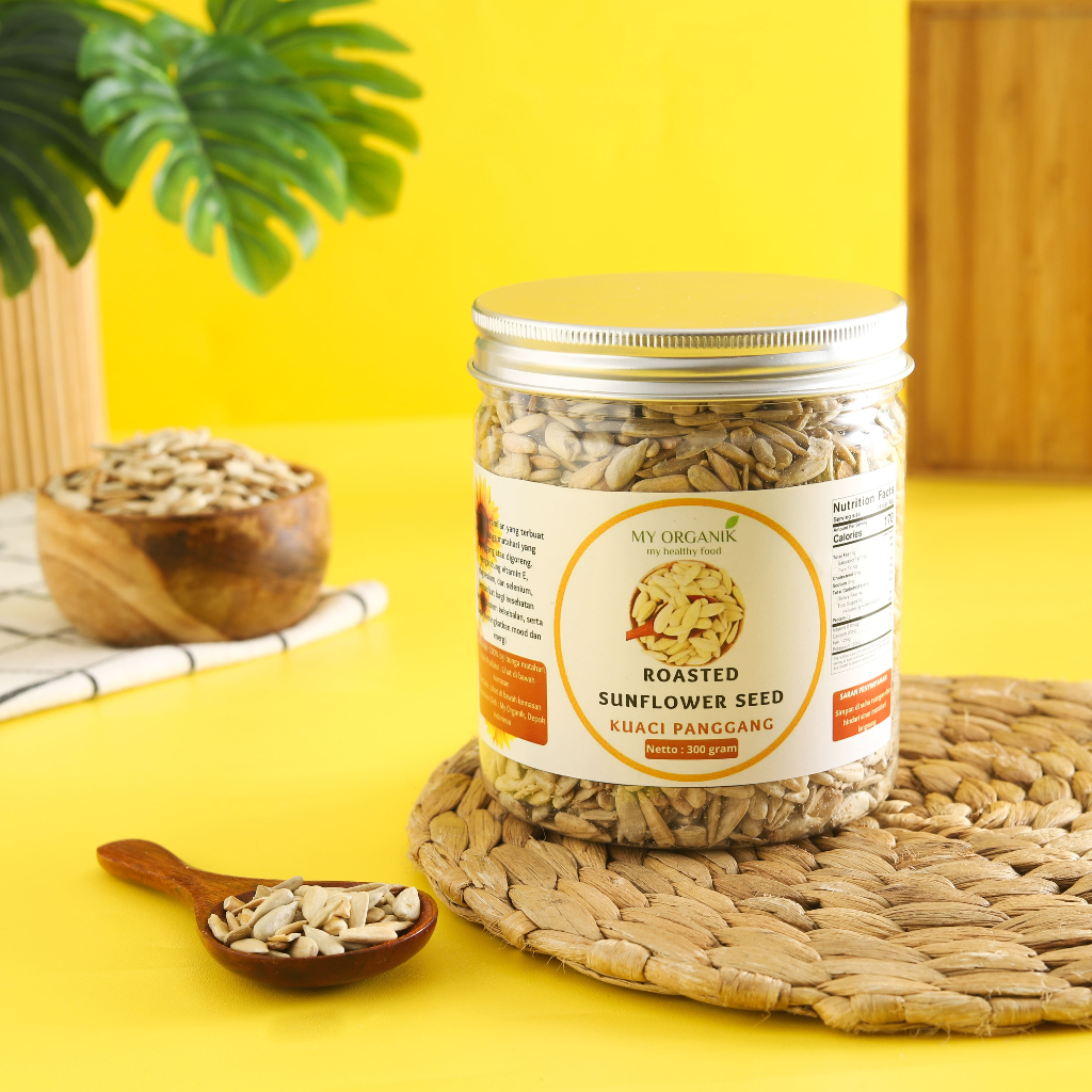

My Organik Organic Roasted Sunflower Seed Biji Bunga Matahari Panggang Siap Makan 150gr