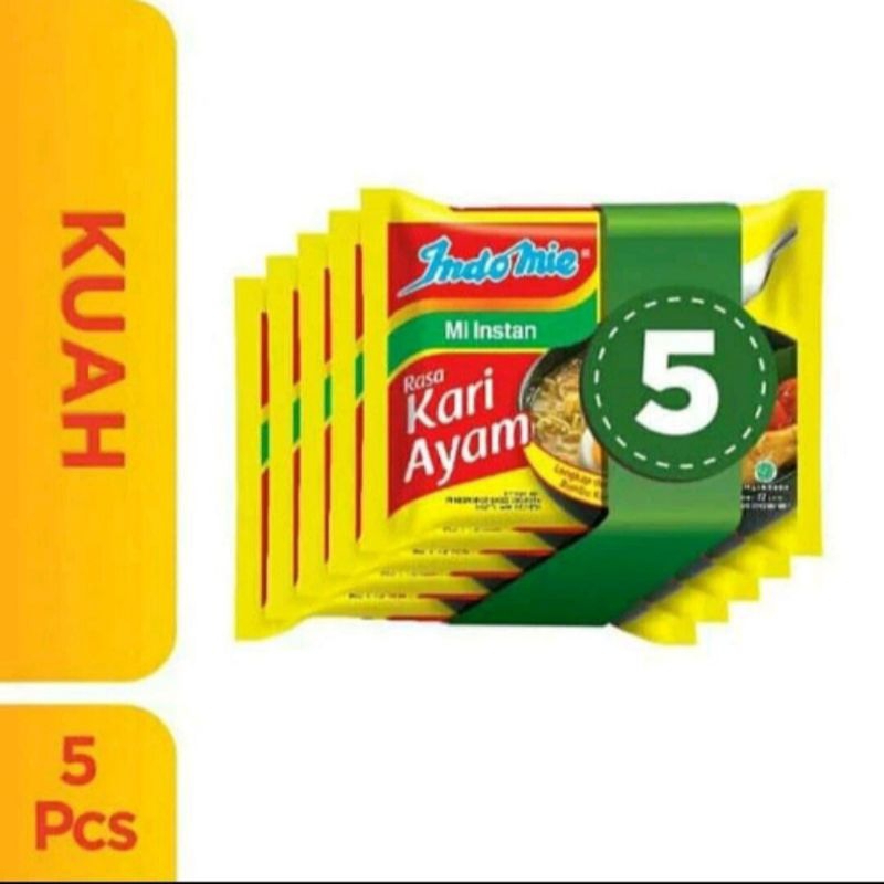 

Indomie kari ayam 5 bungkus