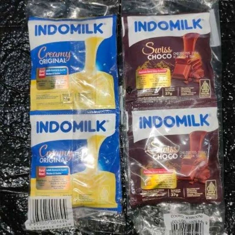 

Indomilk Renceng Sachet Susu Kental Manis-SKM Indomilk Sacet 37gr-Susu indomilk sachet-Bendera Frisian Flag Susu Kental Manis SKM Sachet ( 6 X 40gr)