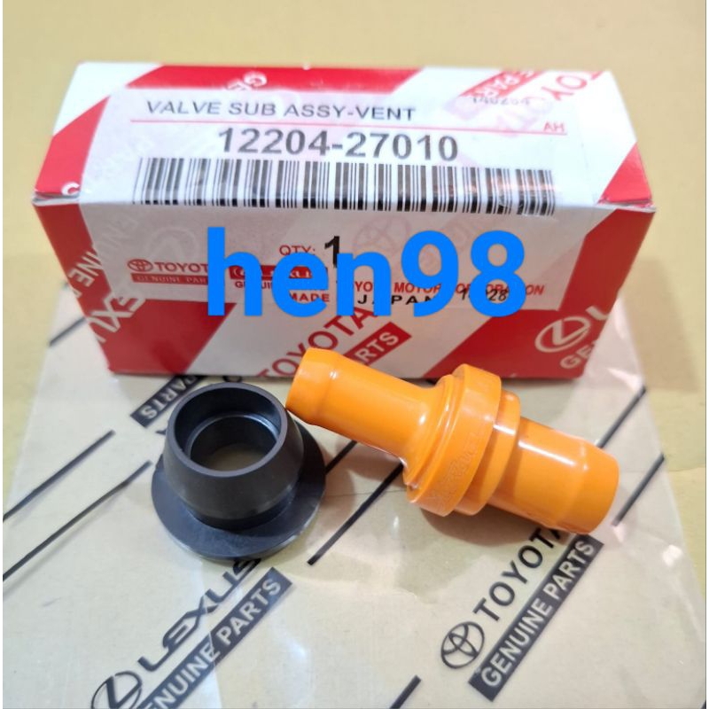 VALVE PVC PCV KATUP HAWA GRAND AVANZA 2015 CALYA SIGRA 1.2 AGYA AYLA 1.2 1200CC DUAL VVTI + KARET
