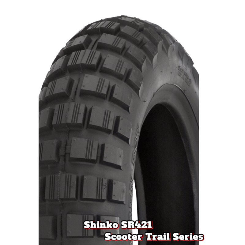 Ban Vespa Trail Shinko SR421 350-10 + Ban Dalam ( Paket Hemat Lengkap )