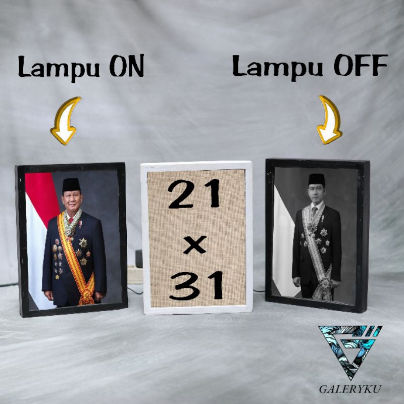 BINGKAI LAMPU, FOTO PRESIDEN [REQUEST FOTO] preweding,anime,pasangan.