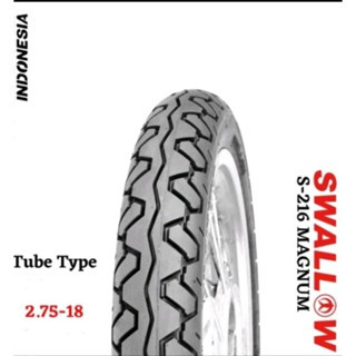 [INSTANT] BAN LUAR MOTOR UK 275-18 RING 18 TUBE TYPE SWALLOW 2.75 - 18