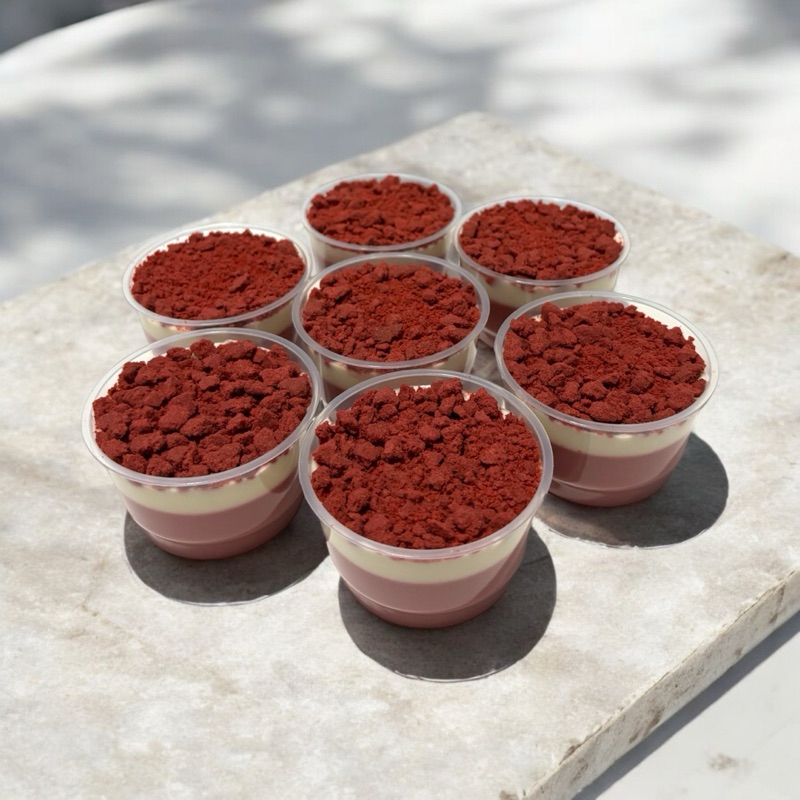 

Red Velvet Pudding 150ml/6cups