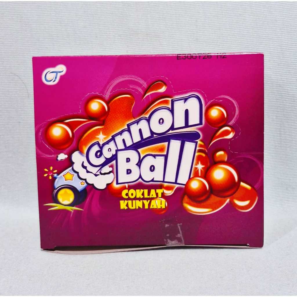 

Cannon Ball Cokelat Kunyah (1 Box isi 24 Pcs)