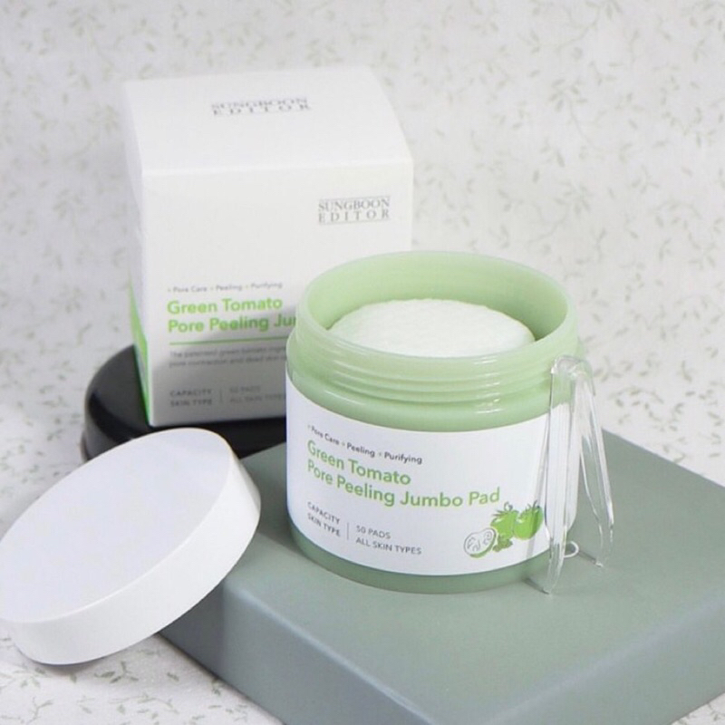 SUNGBOON EDITOR Green Tomato Pore Peeling Jumbo Pad