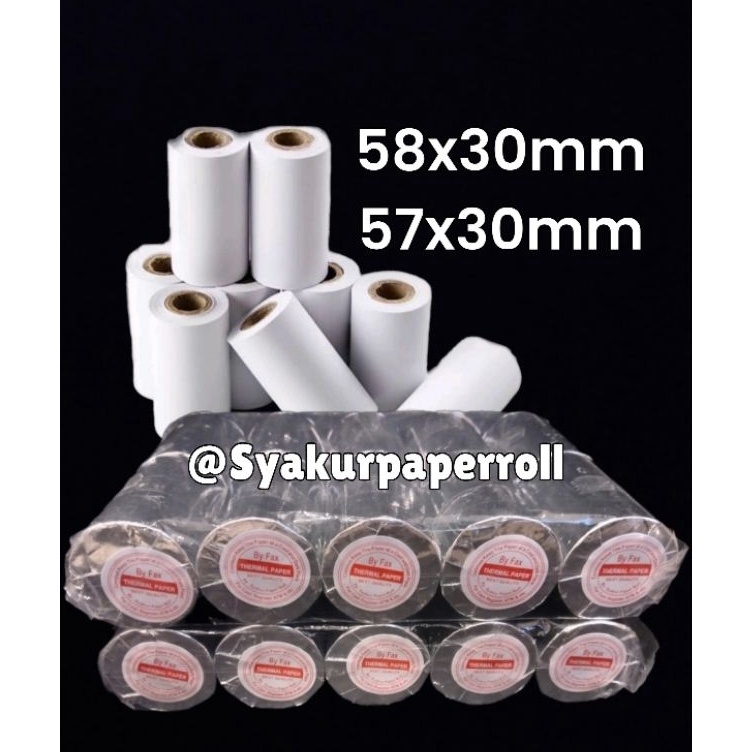 

Serba Untung Kertas kasir thermal murah 5758x3 paket 1 pcs