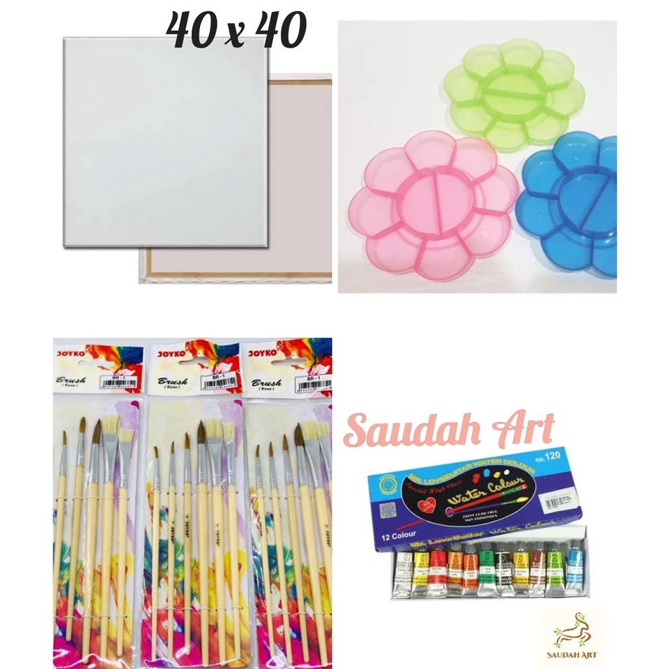 

Spesial Terbatas Paket Kanvas Lukis kanvas 4x4kuaspaletcat air