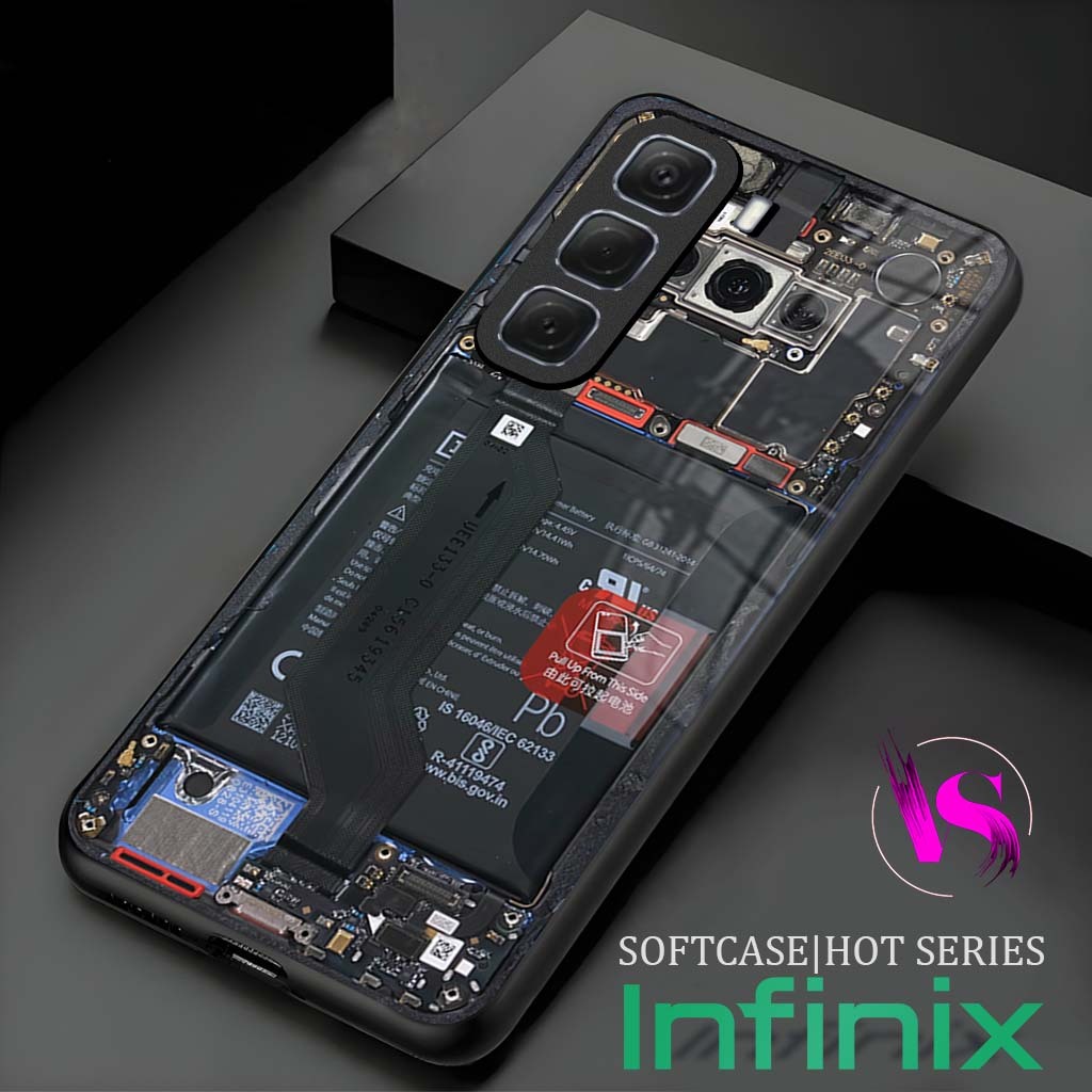VN55 Softcase Kilau Infinix Hot 50 4G 5G | Hot 50 Pro Plus | HOT 50pro plus | Case Kilai Kesing Glos