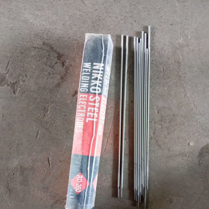 KAWAT LAS/ELEKTRODA/LASTOK NIKKO STEEL 2MM,HARGA PERBIJI/PERBATANG