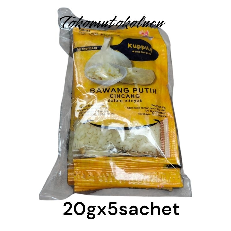 

KUPPILA bawang putih cincang dalam minyak