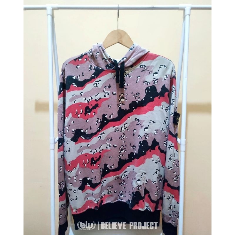 Hoodie Stone Island Desert Camo Original