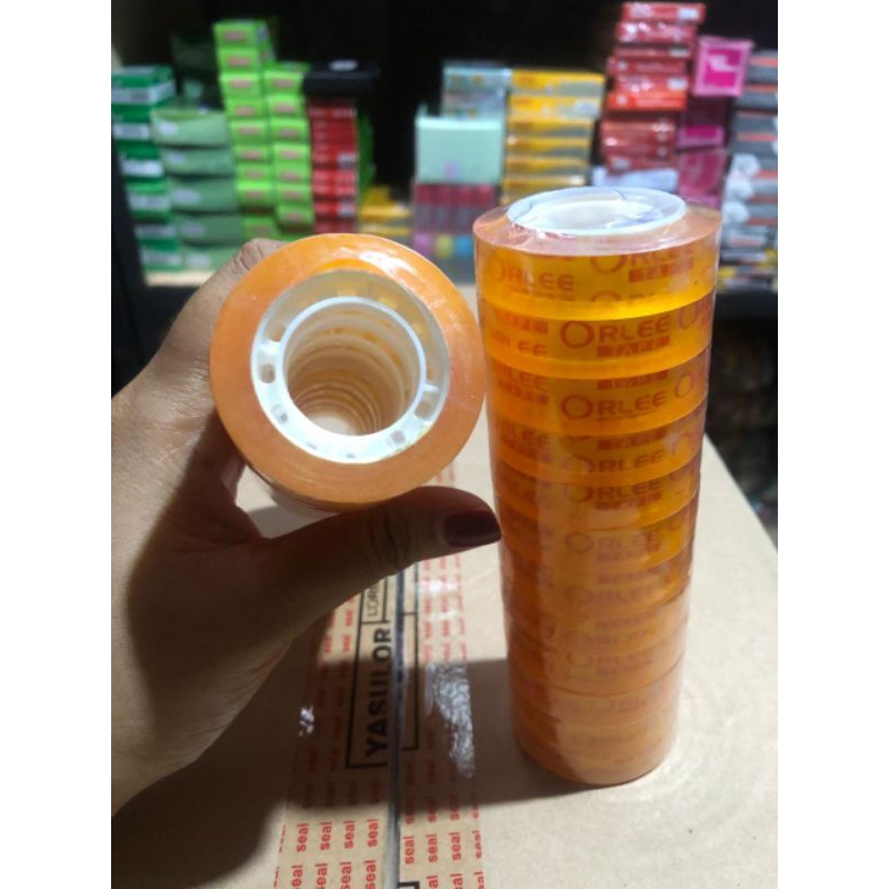 

(12pcs)Isolasi Bening Orlee stationary 12mmx25y 1slop isi 12