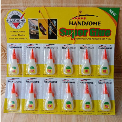

Lem superglue HANDSOME isi 12 pcs
