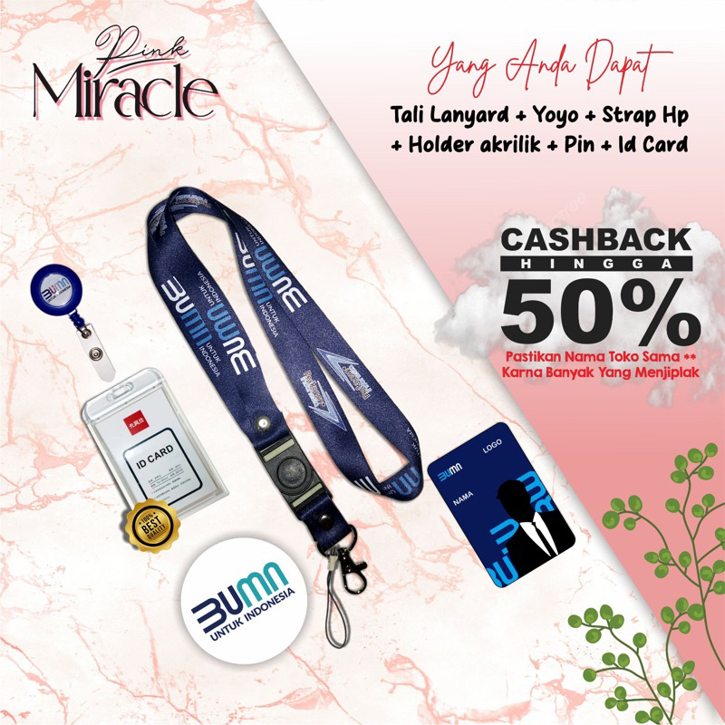 

Tali Lanyard PERIKANAN BUMN BIRU / Tali Idcard PERIKANAN BUMN BIRU [Ready stock] Termurah