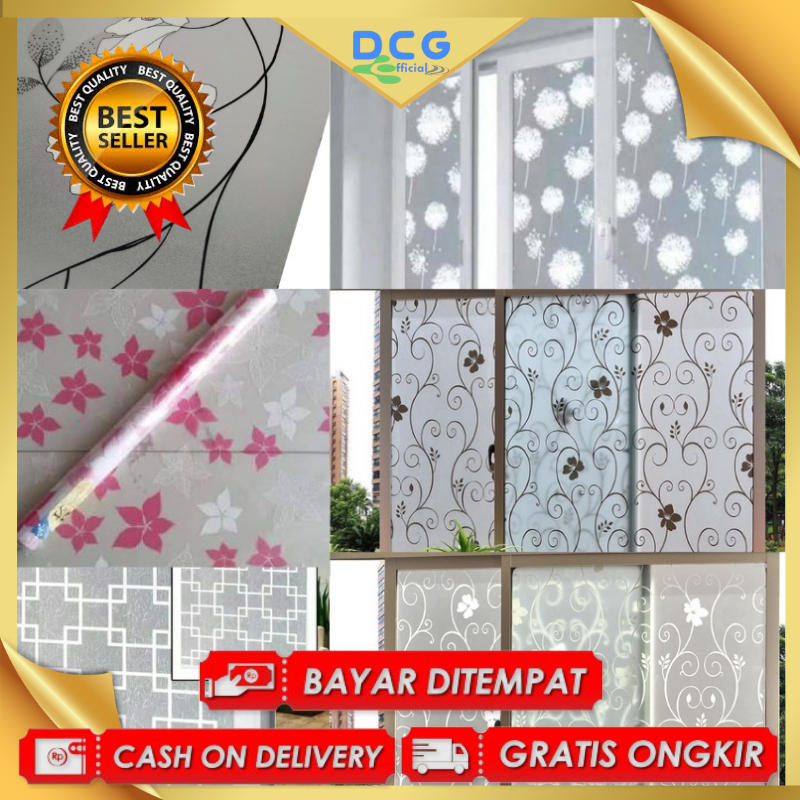 Wallpaper Stiker Kaca Masjid Wallpaper Stiker Jendela 45cmX1m Wallpaper