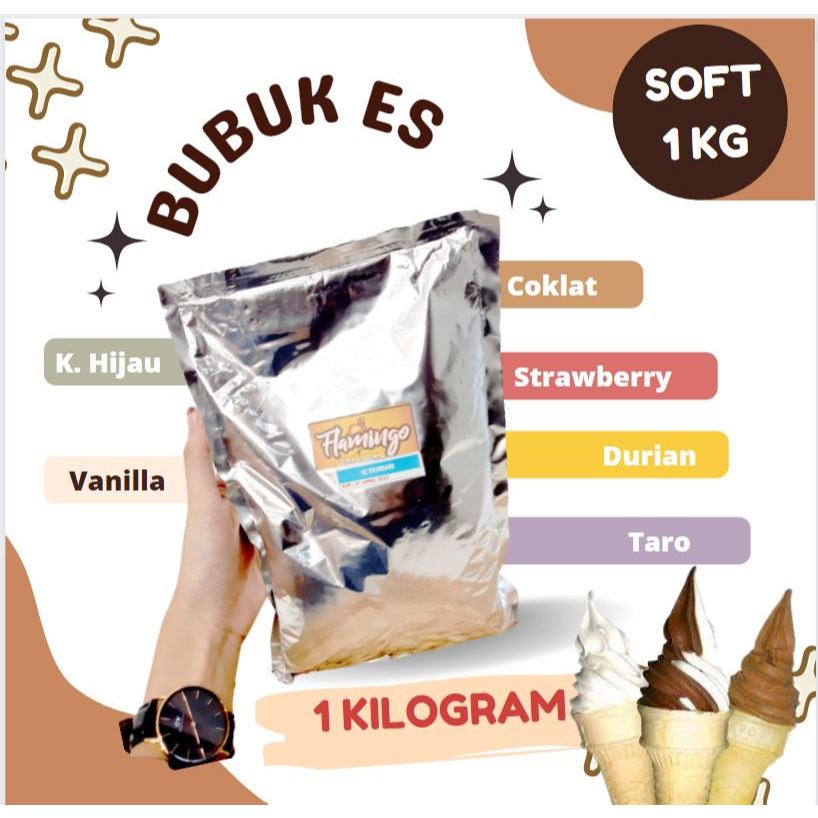 

Bubuk Es Krim Diamond Eskrim Flamingo 1 Kg Tepung Flamingo 1 Kg 200 Cup Bubuk Ice Cream 1 Kilogram