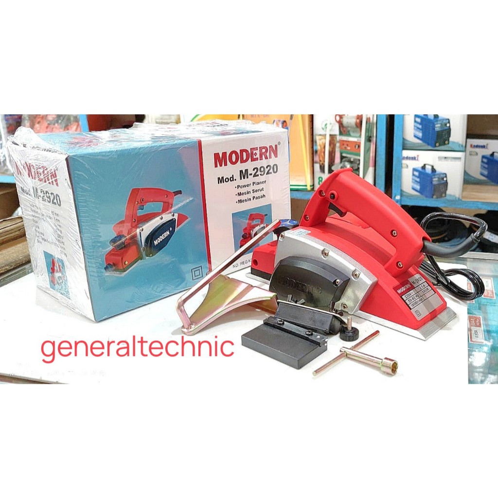 Mesin Pasah Modern M2920 Planner Modern M-2920 Mesin Serut Modern M2920 (Merah) M2920 Modern