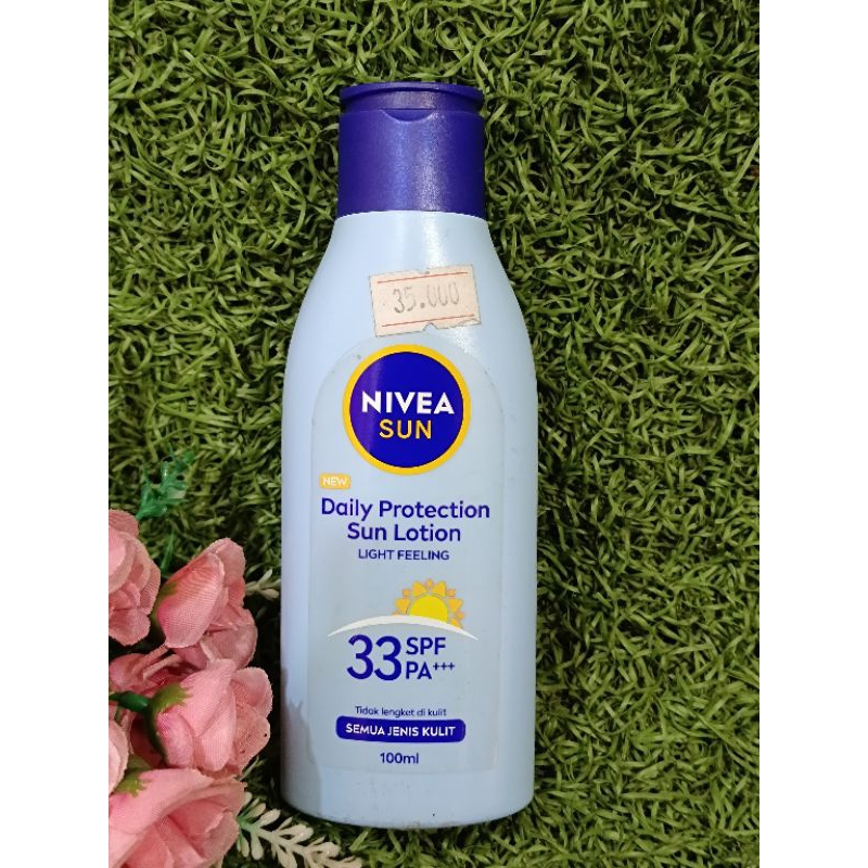 Nivea sun/daily protection sun lotion 33spf PA+++
