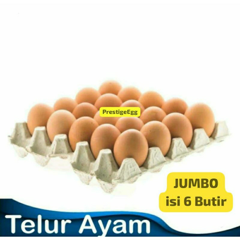 

Telur Ayam Eropa JUMBO isi 6 Butir - Pengiriman Khusus Instant Medan Sekitarnya