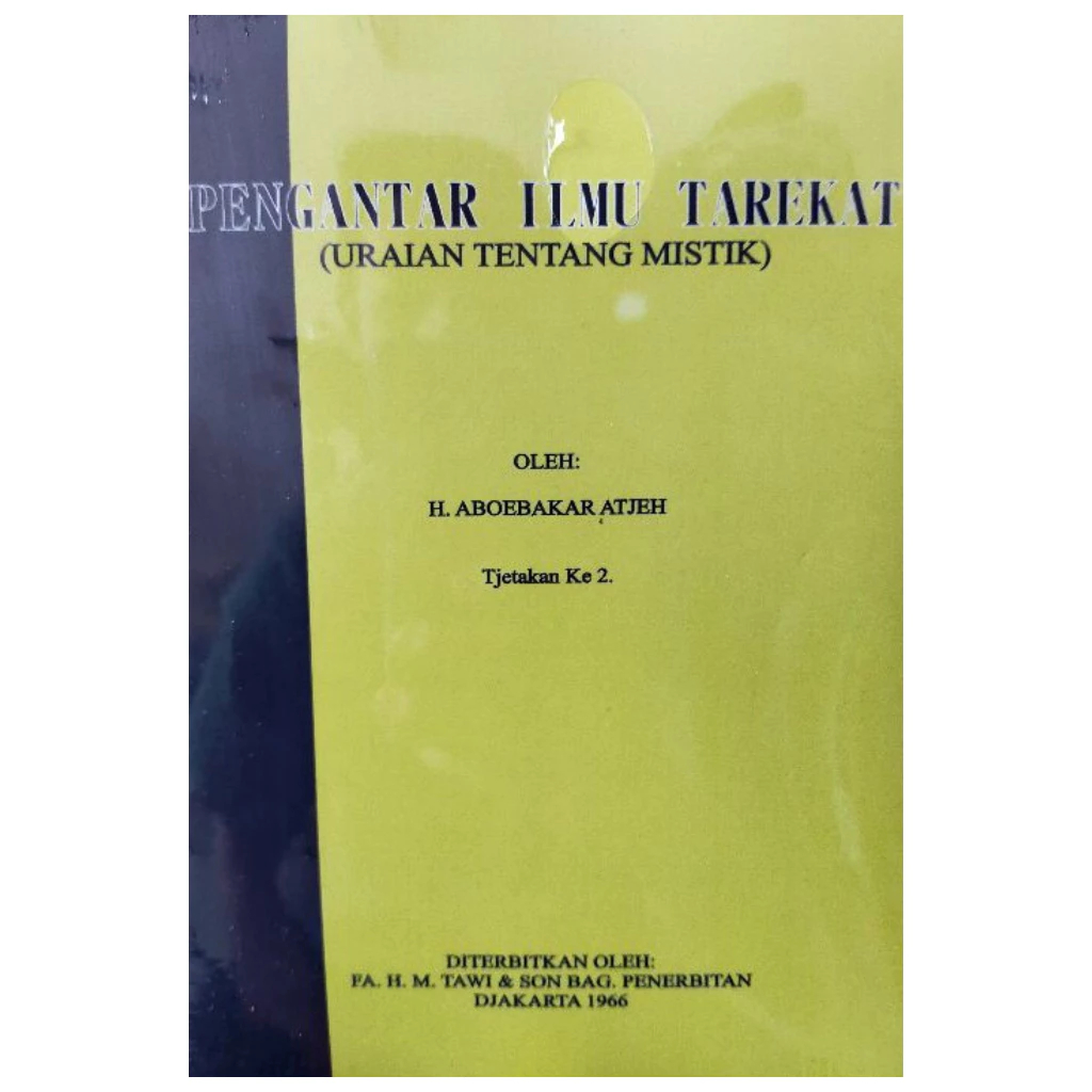 Pengantar Ilmu Tarekat - Aboebakar Atjeh - NR