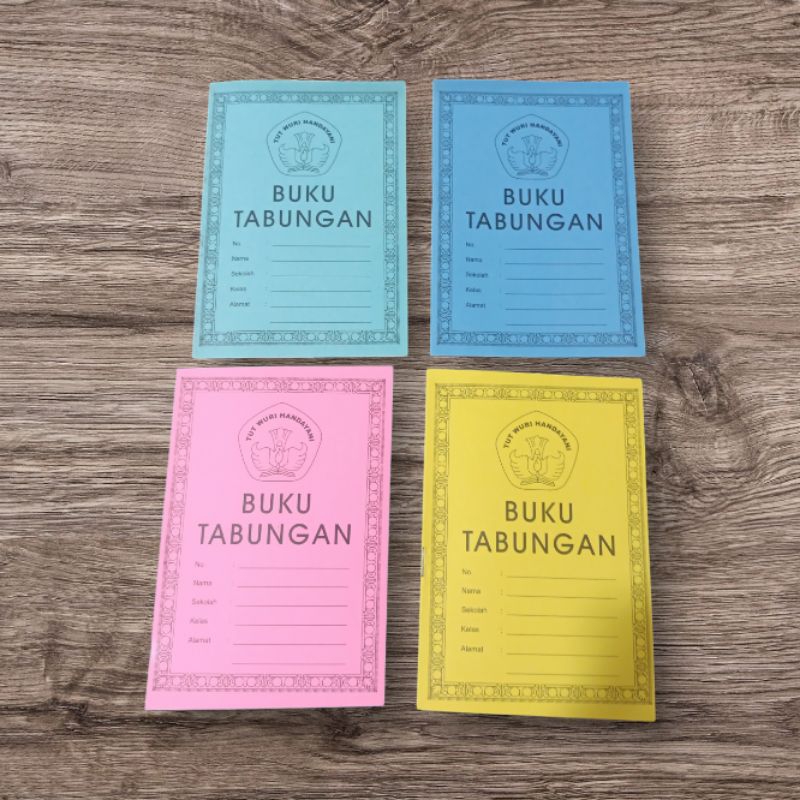 

Buku Tabungan warna (1 pcs)