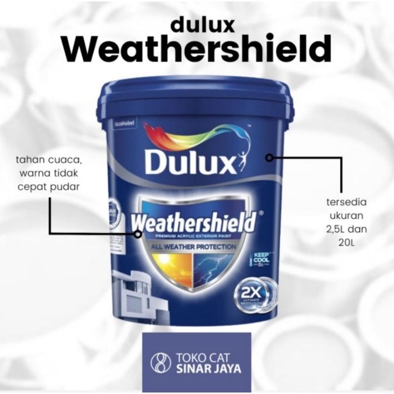 Dulux Weathershield 20L Light Grey