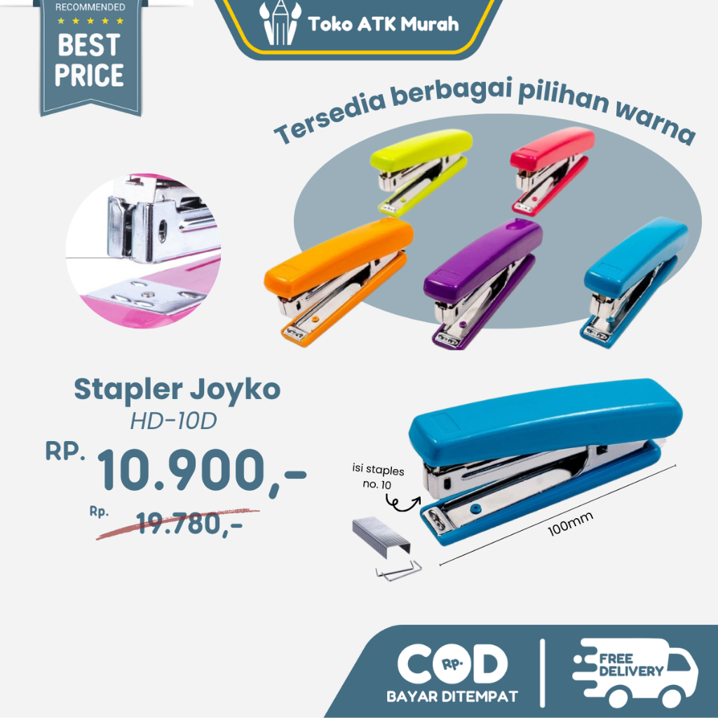 

JOYKO STAPLER STAPLES HD 10D JEPRETAN HEKTER NO. 10
