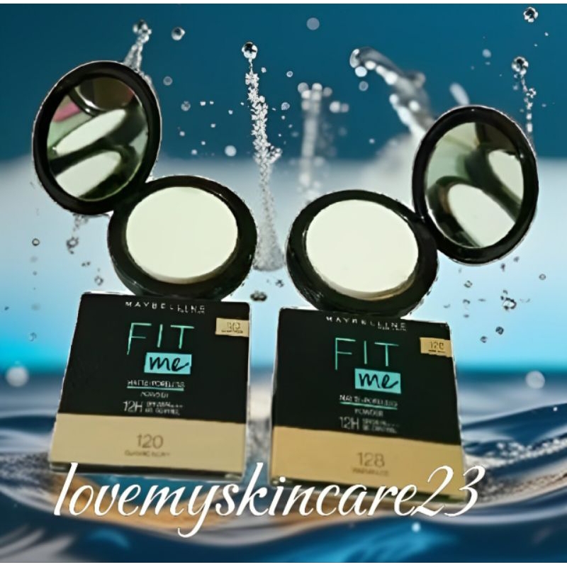 Maybelline Fit Me Bedak Wajah Matte + Poreles  (bedak Maybelline)