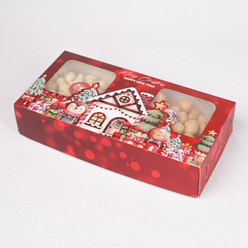 

Christmas Box Bolu Box Kue Natal 2 Toples Xmas Hampers Box