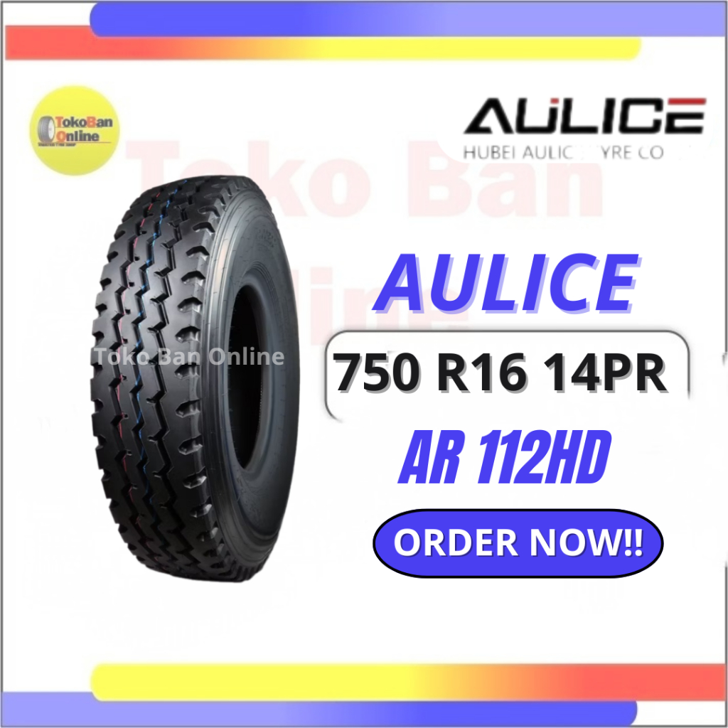 Ban Truck AULICE 750 R16 14PR AR112 HD Radial Kawat (set luar dalam marset)