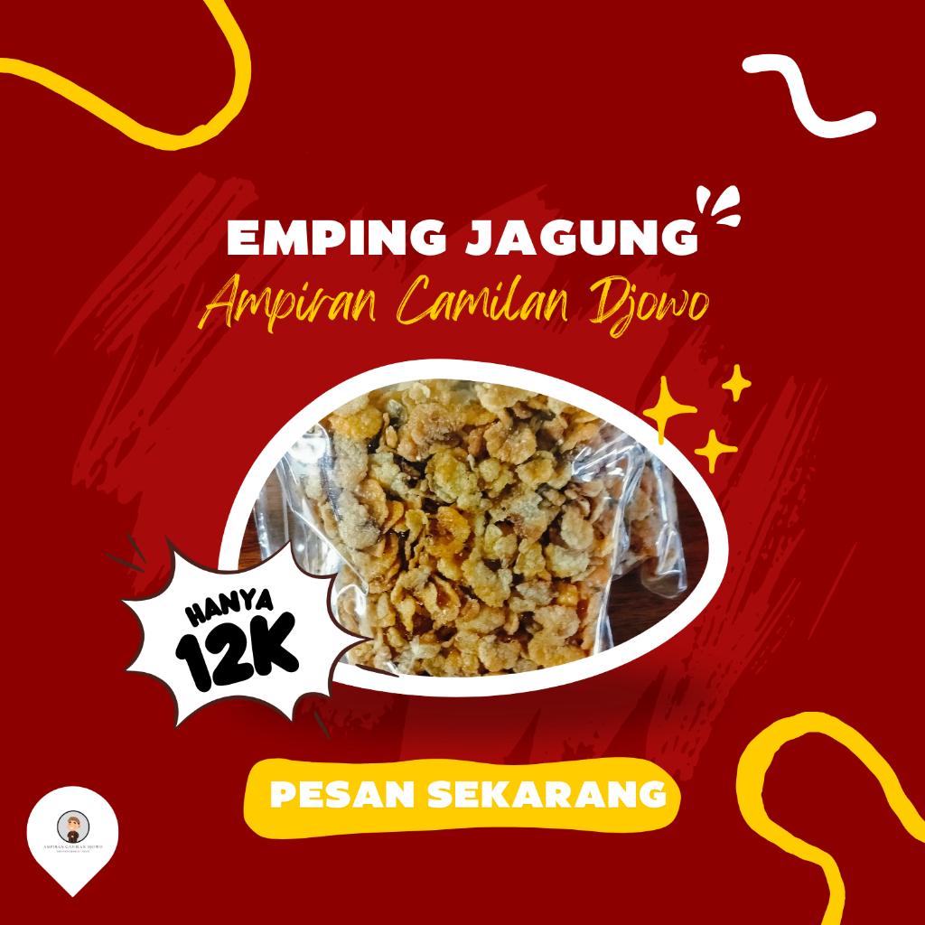 

Emping Jagung Termurah 250gr / Marning Jagung / Snack Murah - Ampiran Camilan Djowo