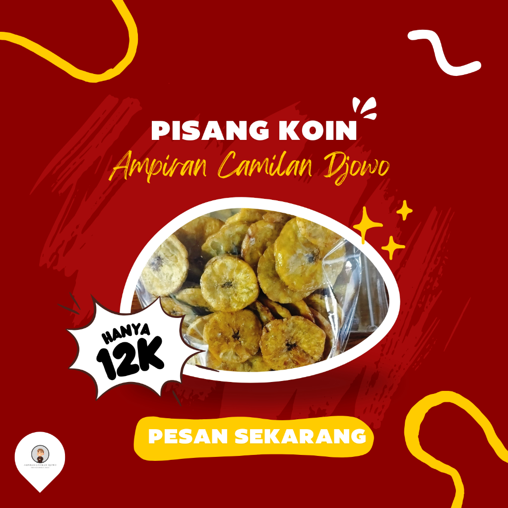 

Keripik Pisang Manis 180gr / Keripik Pisang Koin / Snakc Murah - Ampiran Camilan Djowo