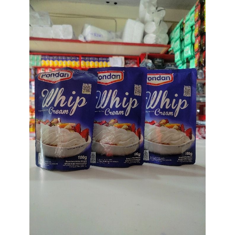 

WHIP CREAM PONDAN 100gr