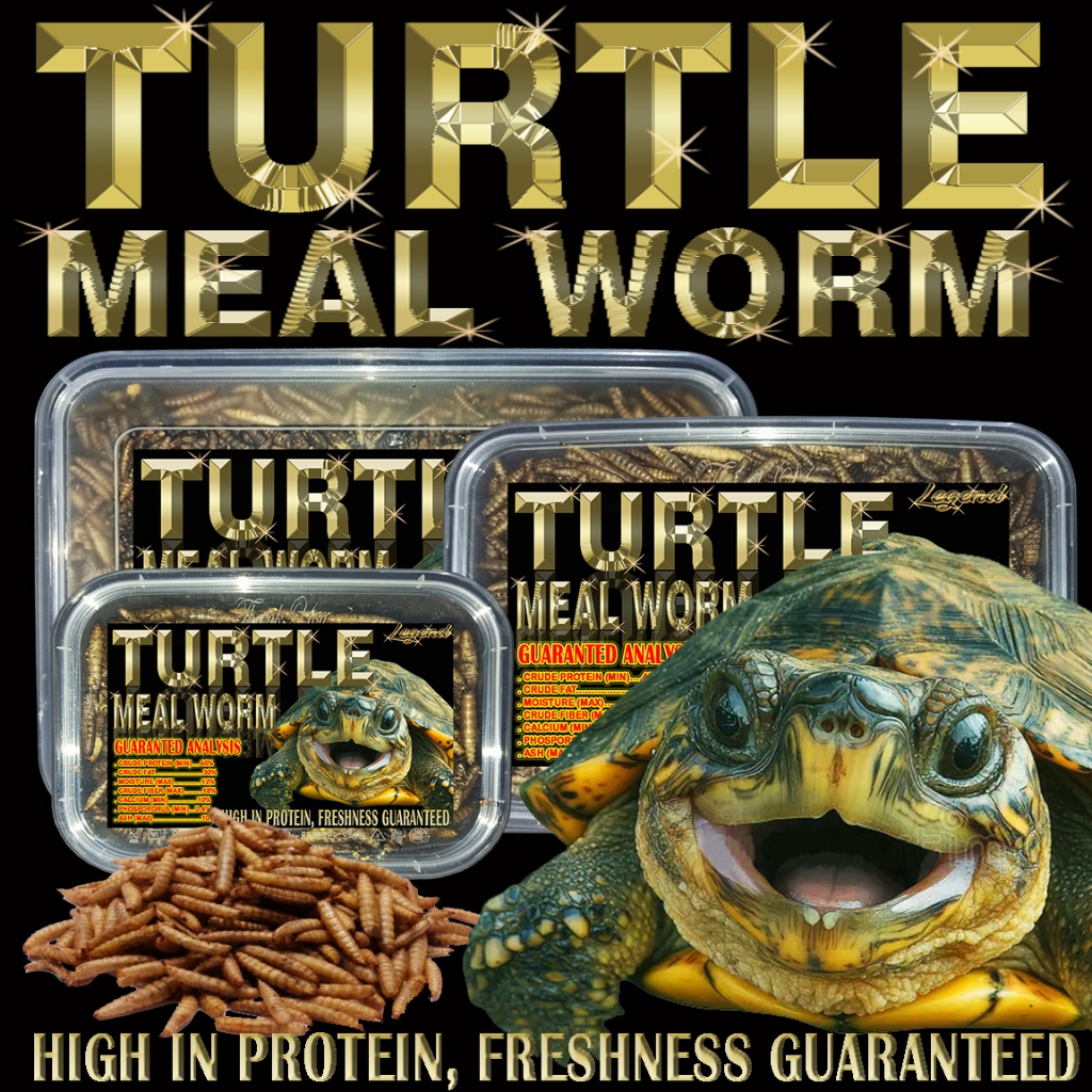 400GR TURTLE MEAL WORM MAKANAN KURA-KURA AIR PAKAN KURA BRAZIL CST AST RES MONBI RAZOR PICTA UNIFILI