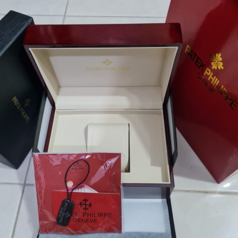 Kotak box jam tangan merk PP Patek Philippe Watch model Original fullset