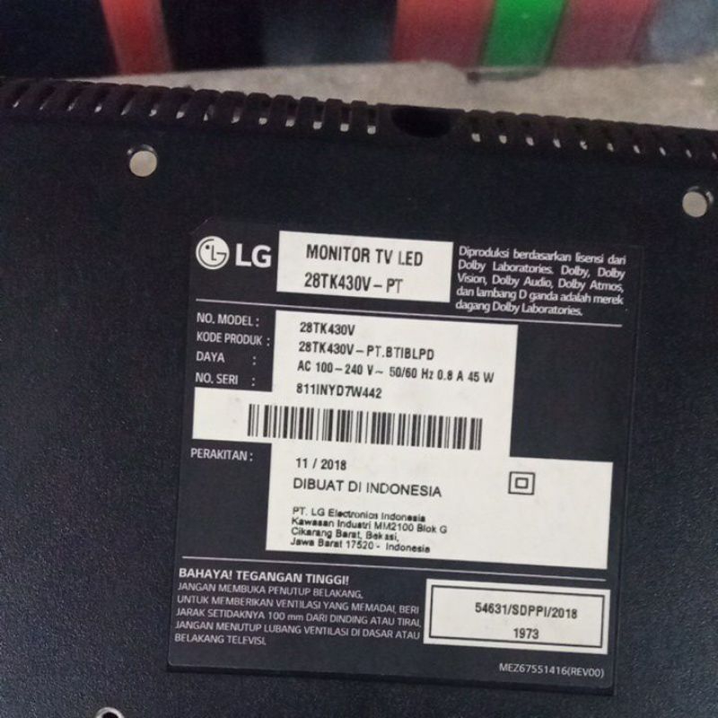 mainboard tv LG 28 in