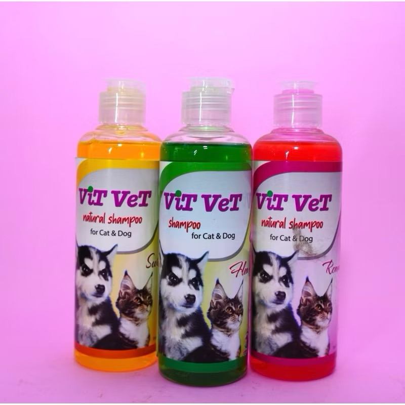 VIT Vet Natural Shampoo untuk Kucing dan Anjing