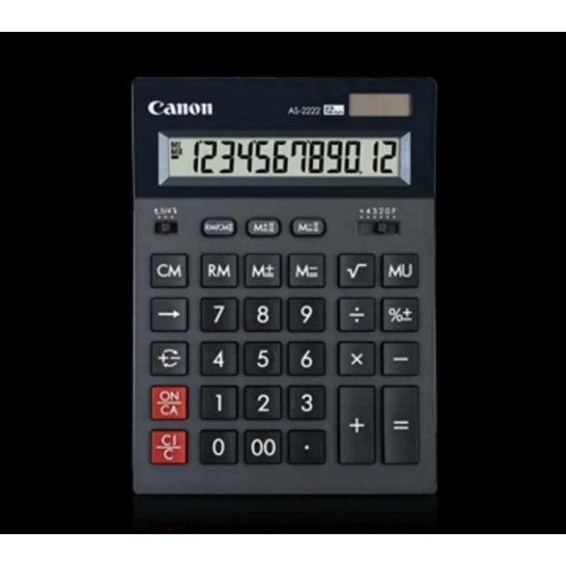 

CANON AS 2222 Calculator / Kalkulator 12 Digit
