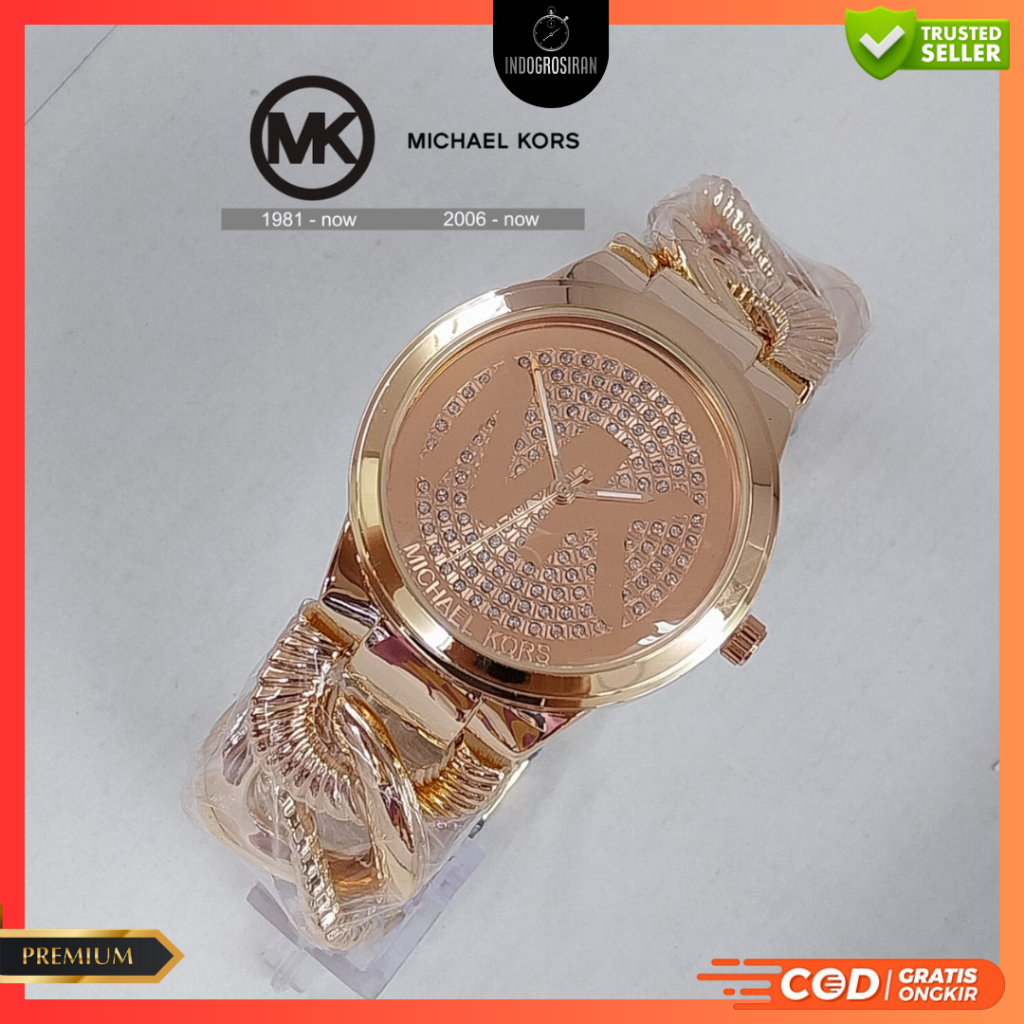 Jam Tangan Wanita Fashion Michael Kors 6324 Strap Rantai Bisa Bayar Ditempat - COD - Best Seller