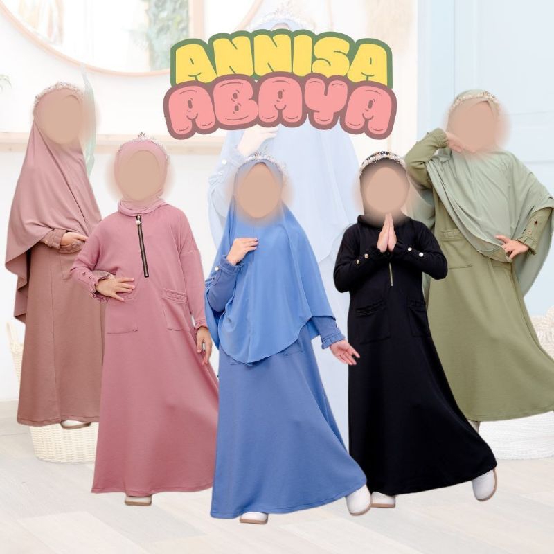 Gamis Abaya Knit Anak ABAYA ANNISA By UMMA DAILY