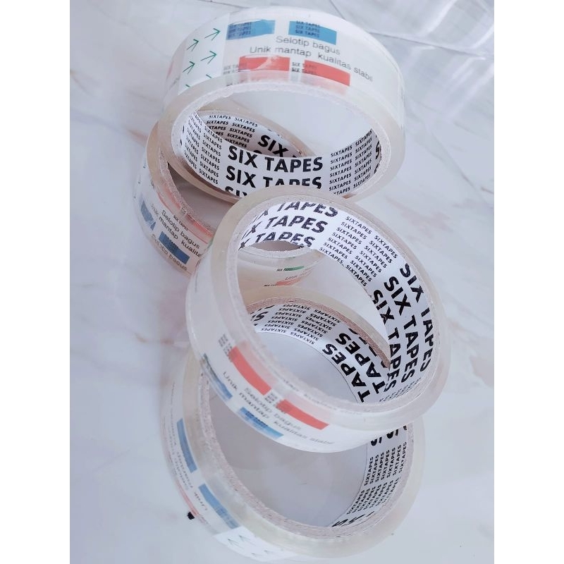 

solasi opp Six tapes 12mm dan 24mm 45Yard Real Termurah