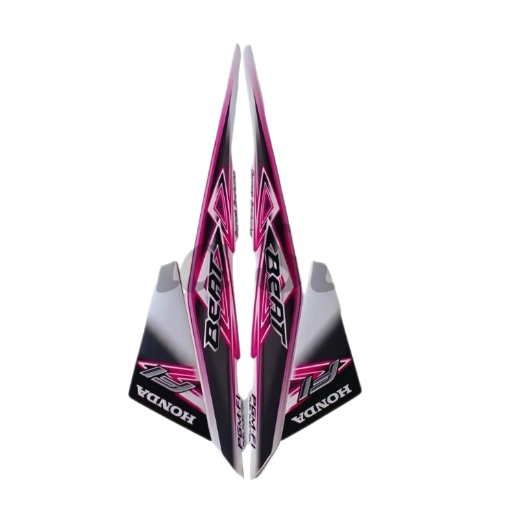 Striping Stiker Motor Honda Beat FI 2013 Pink Standart List Stiker Beat FI 2013